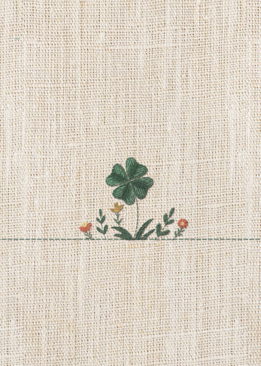 Lucky Clover Embroidery | Poster
