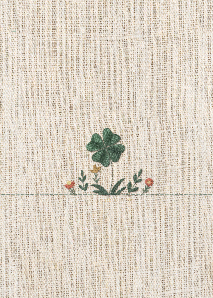 Lucky Clover Embroidery | Canvas