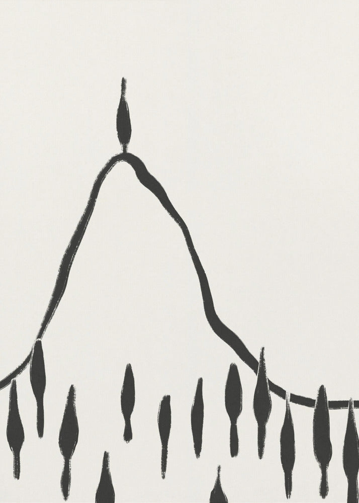 Minimal Line Landscape #2 | Poster