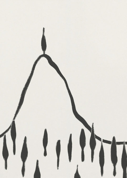 Minimal Line Landscape #2 | Poster