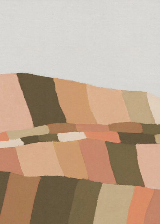 Colorful Hills #2 | Poster