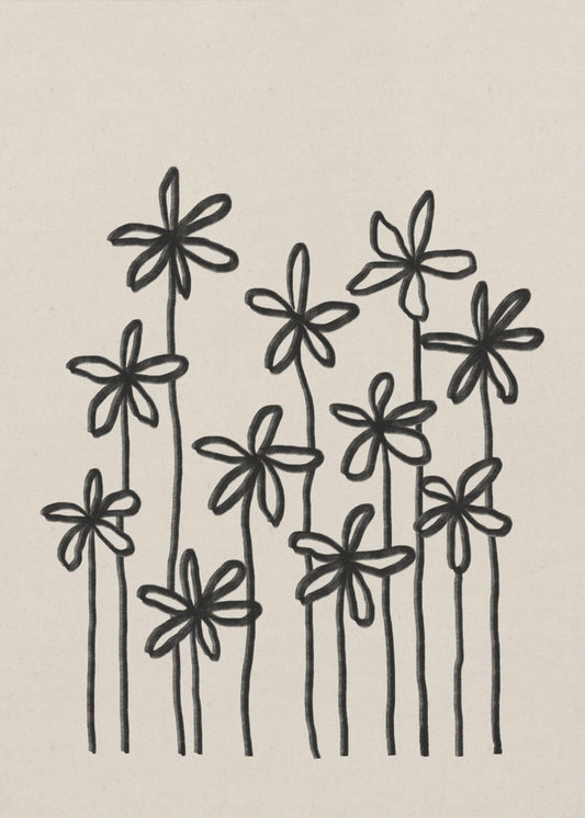 A Field Of Flowers | Poster