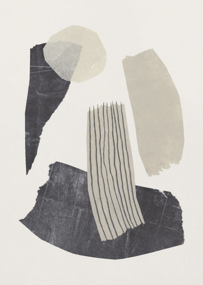 Monochrome Shapes #2 | Poster