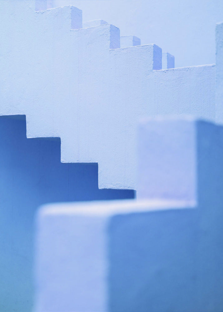 Muralla Roja in blue | Poster