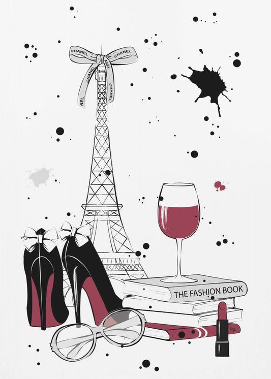 Chic Parisian Night | Poster