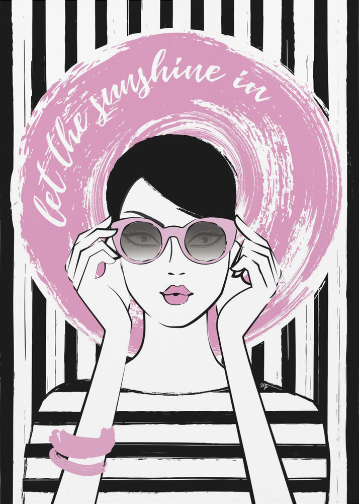 Pink Sunglasses Vibe | Poster