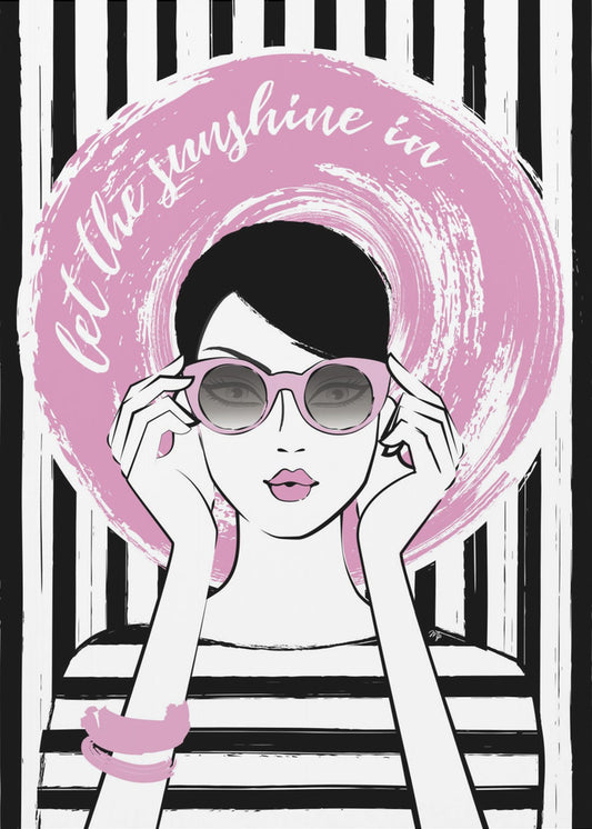 Pink Sunglasses Vibe | Poster