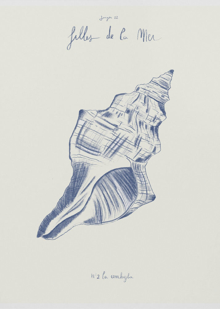Filles de la mer n.2 - La conchiglia | Canvas