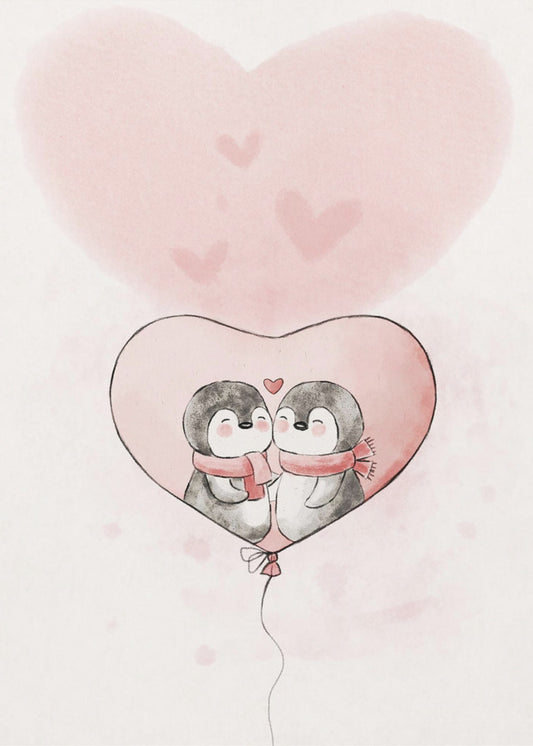 Penguin in love | Poster