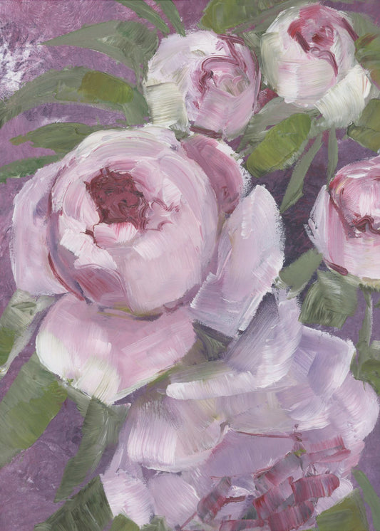 Rylee painterly roses | Canvas
