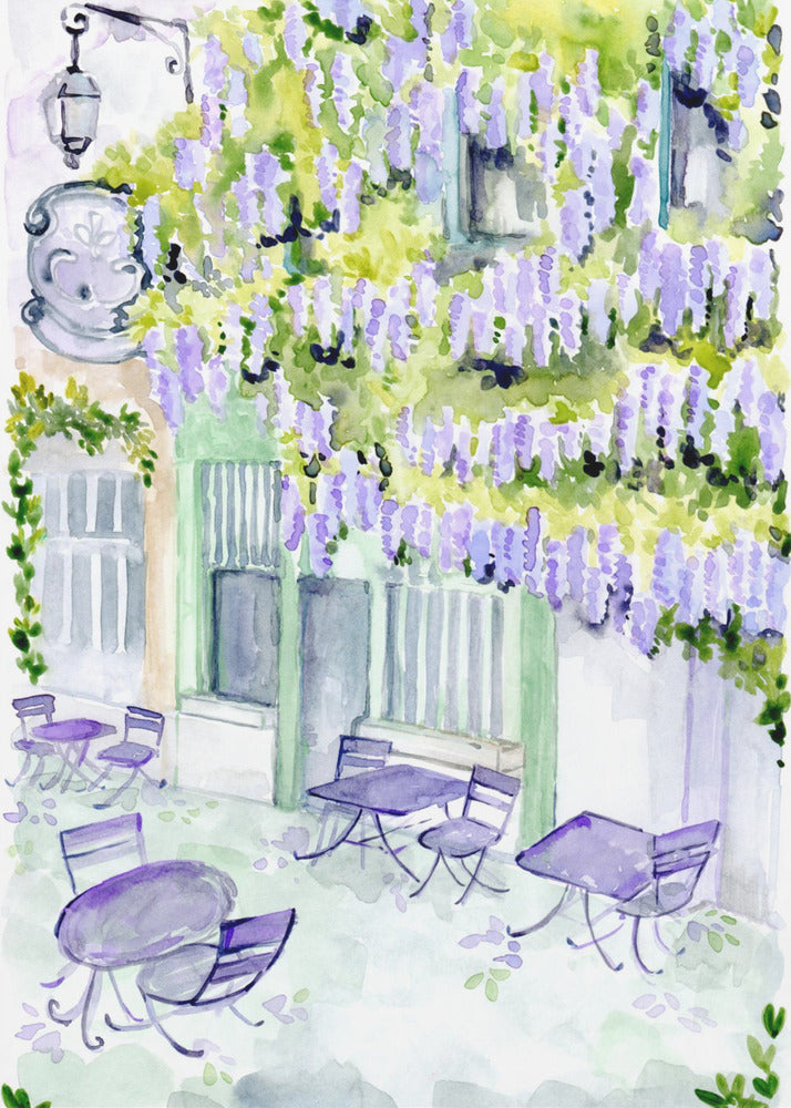 Naive Paris cafe | Poster