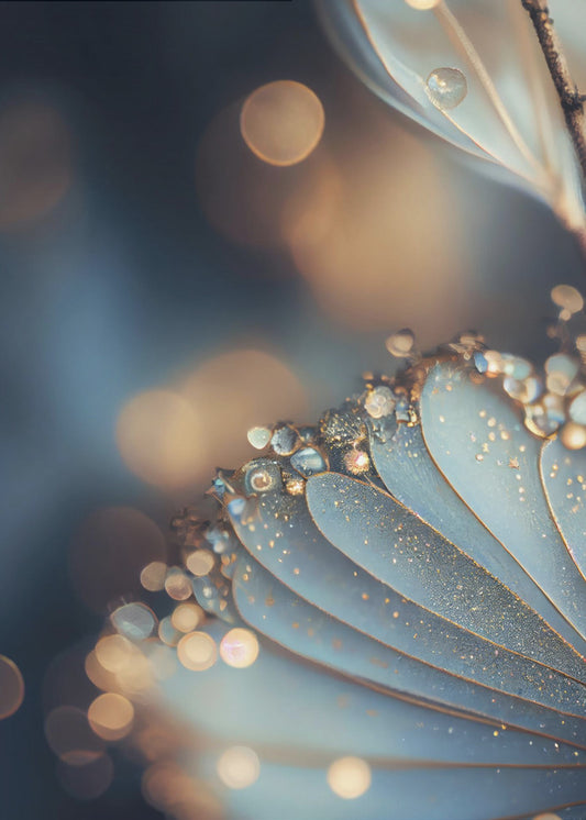 Dewy Petal Elegance | Poster