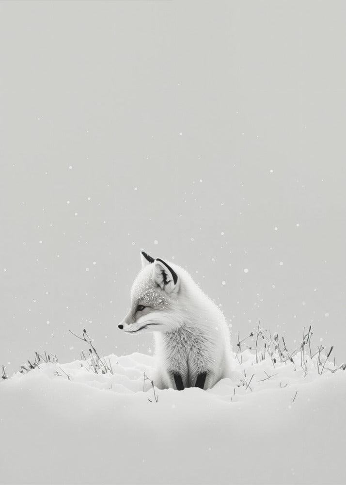 Winter Fox&#039;s Gaze | Poster