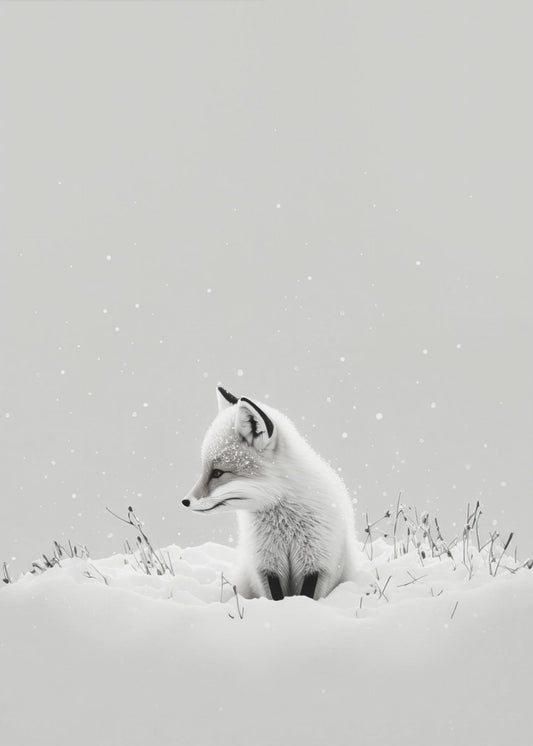 Winter Fox&#039;s Gaze | Canvas