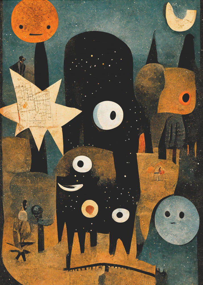 Celestial Creatures | Canvas