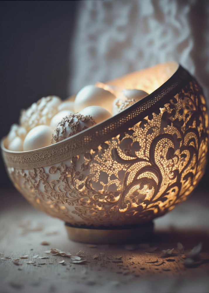 Luminous Lace Bowl | Poster