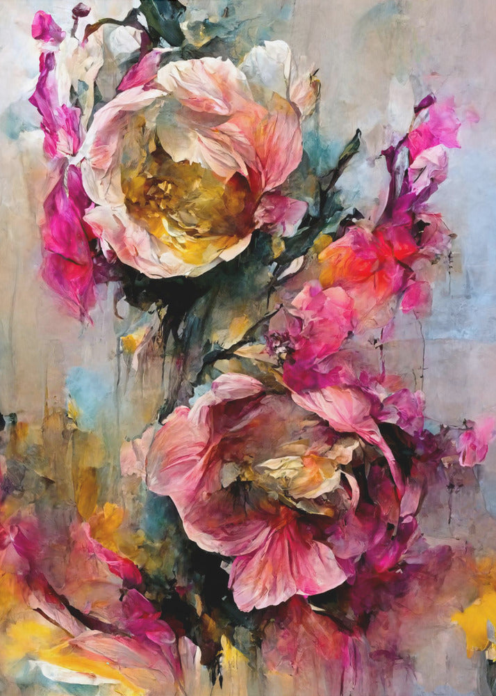 Vivid Bloom Fusion | Canvas