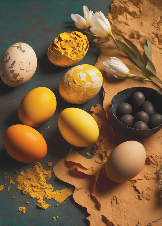 Eggs and Petals Harmony | Poster