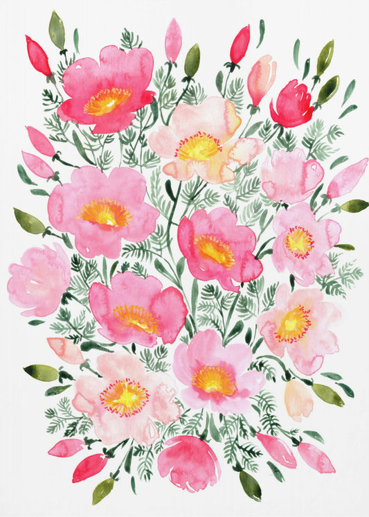 Winterlynn bouquet in pink | Poster