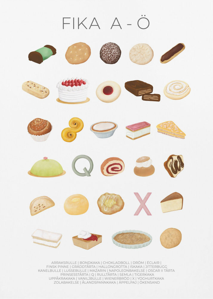 FIKA A-Ö | Poster