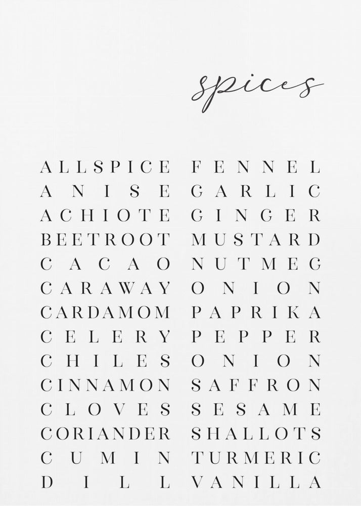 List of spices | Canvas