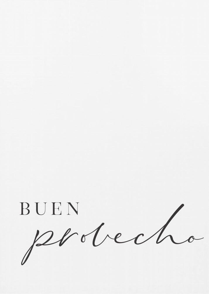 Buen provecho | Poster