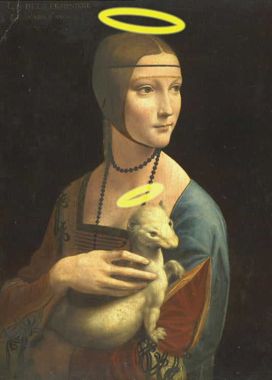 Lady with a halo | Canvas