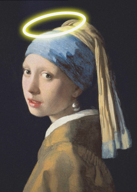 Girl With A Halo | Canvas