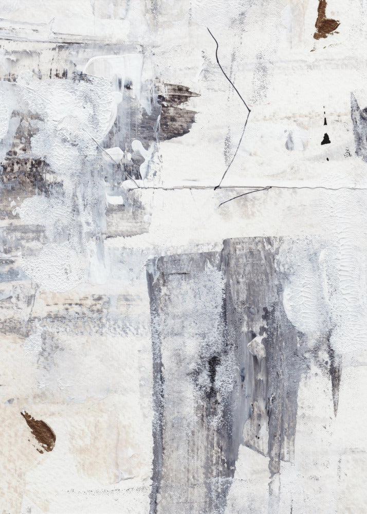 Abstract Painting With Layered Brushstrokes | Canvas