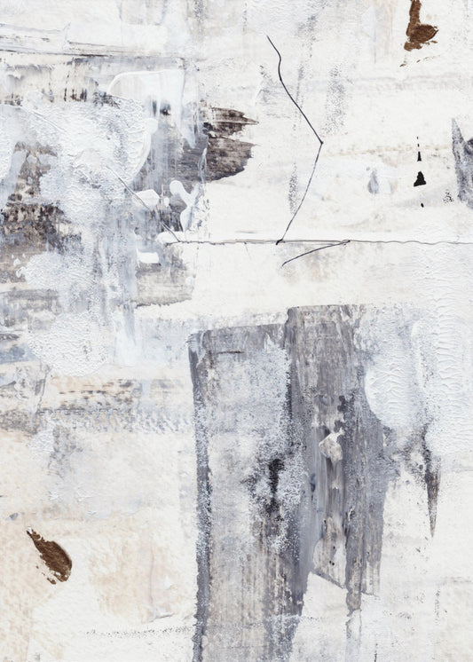 Abstract Painting With Layered Brushstrokes | Canvas