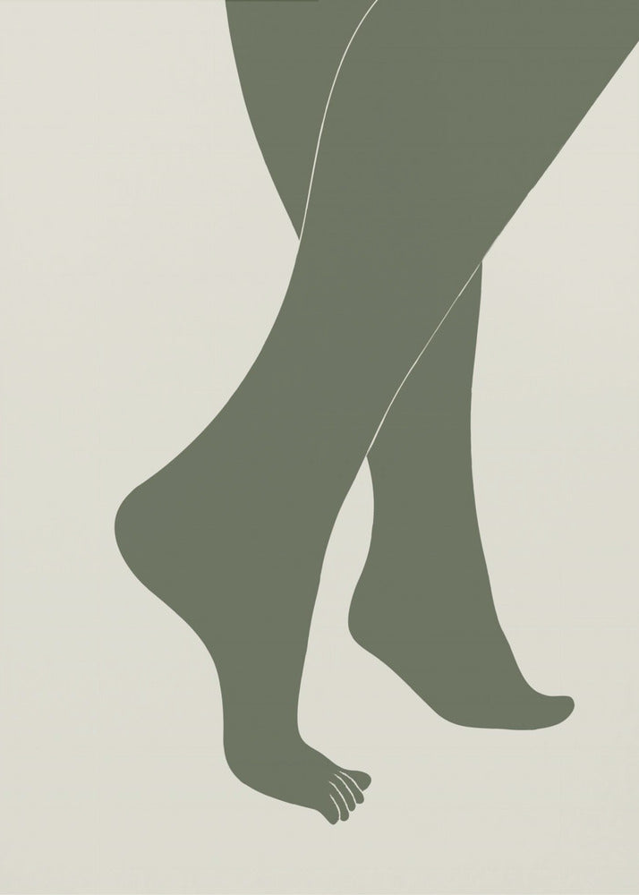 Tip Toe Green | Poster