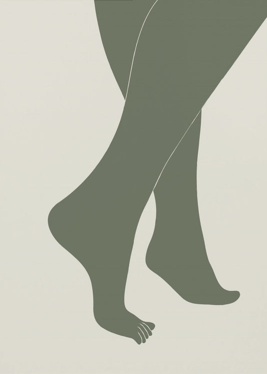Tip Toe Green | Poster