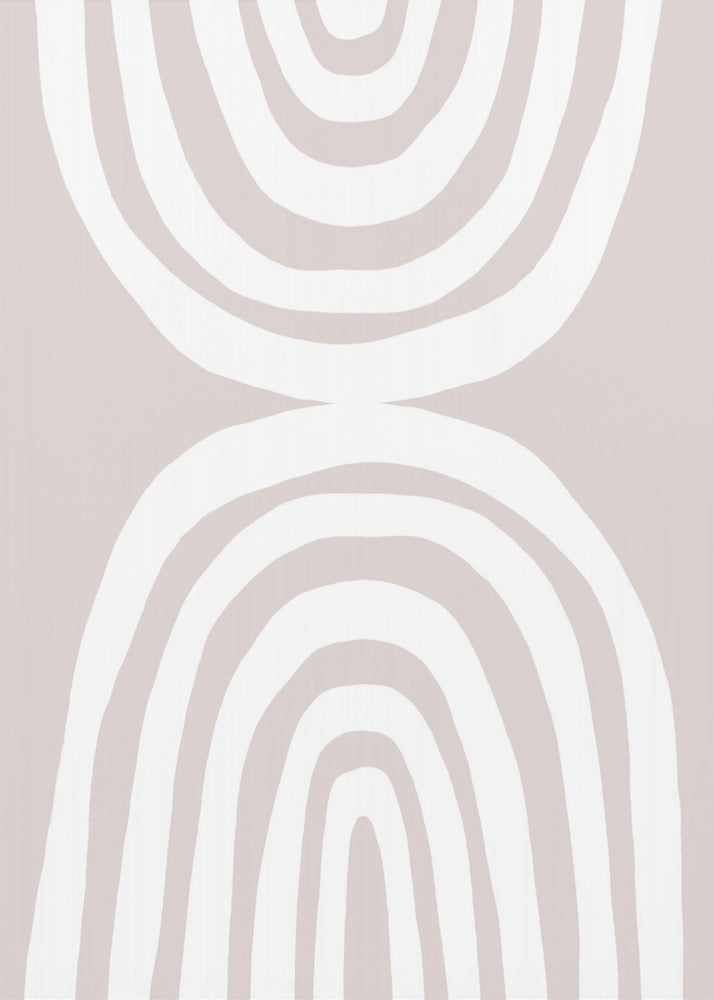 Organic Concentric Shapes | Canvas