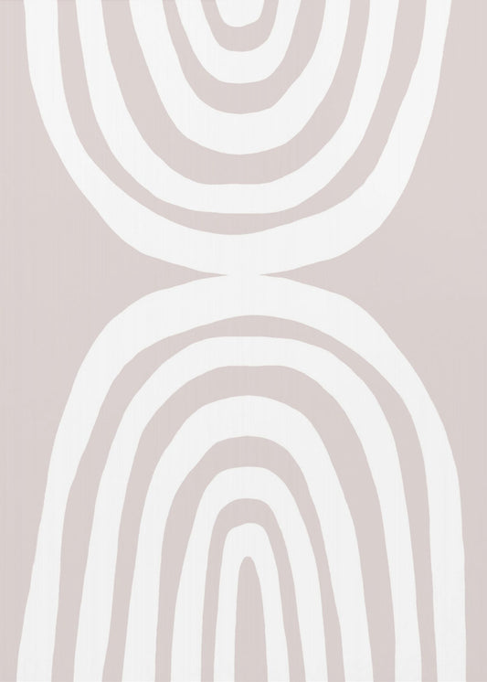 Organic Concentric Shapes | Canvas