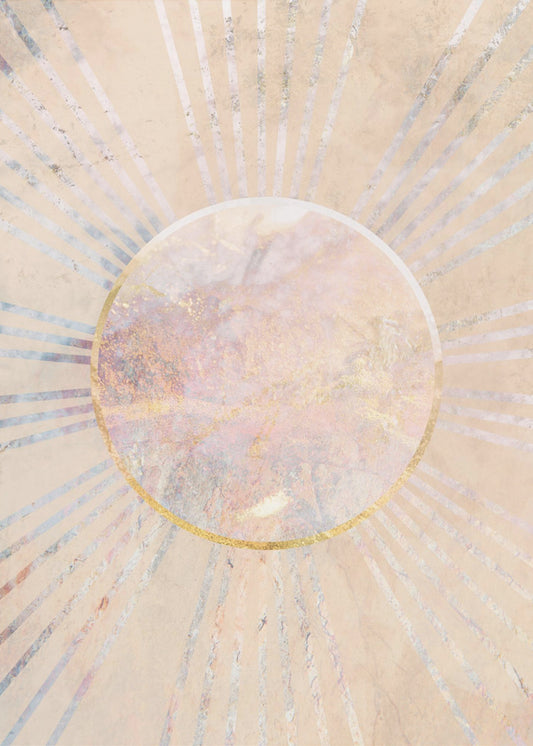 Boho Sun Rays | Poster