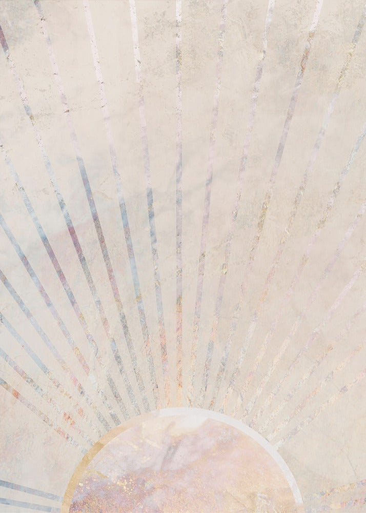 Morning Boho Sun Rays | Poster