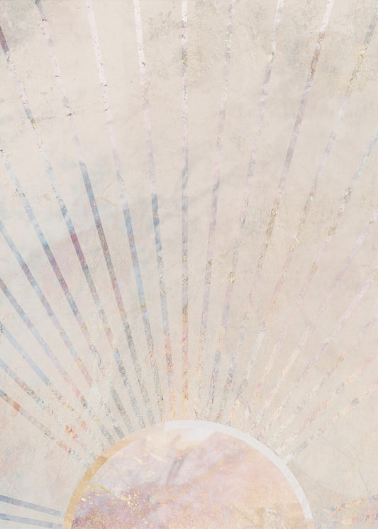 Morning Boho Sun Rays | Poster