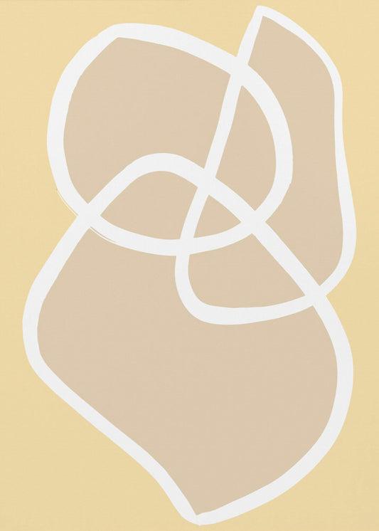 Shape 13 Yellow | Canvas