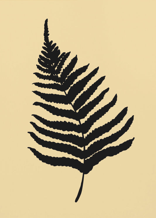 Fern 02 Yellow | Canvas