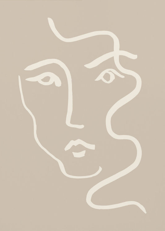 Portrait 04 Gray | Poster