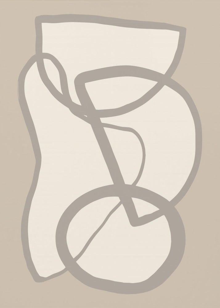 Shape 09 Beige | Canvas