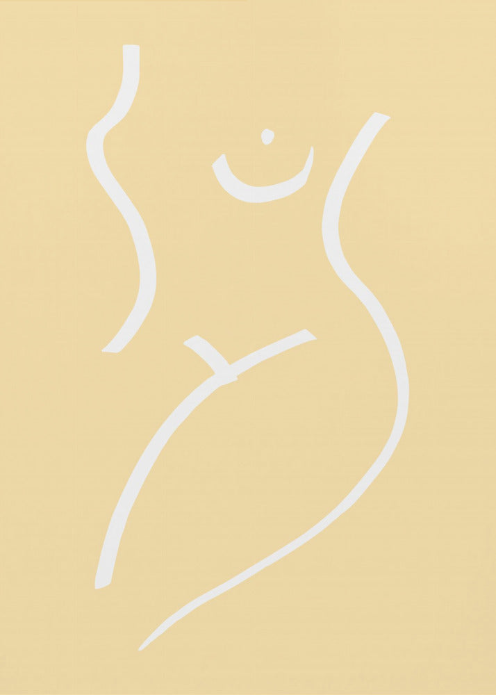 Nude Yellow | Canvas