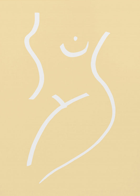 Nude Yellow | Canvas
