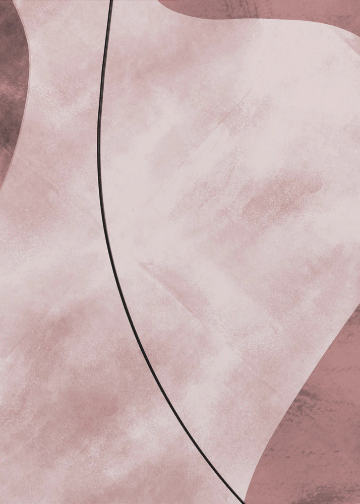 Abstract Shapes Pink | Canvas