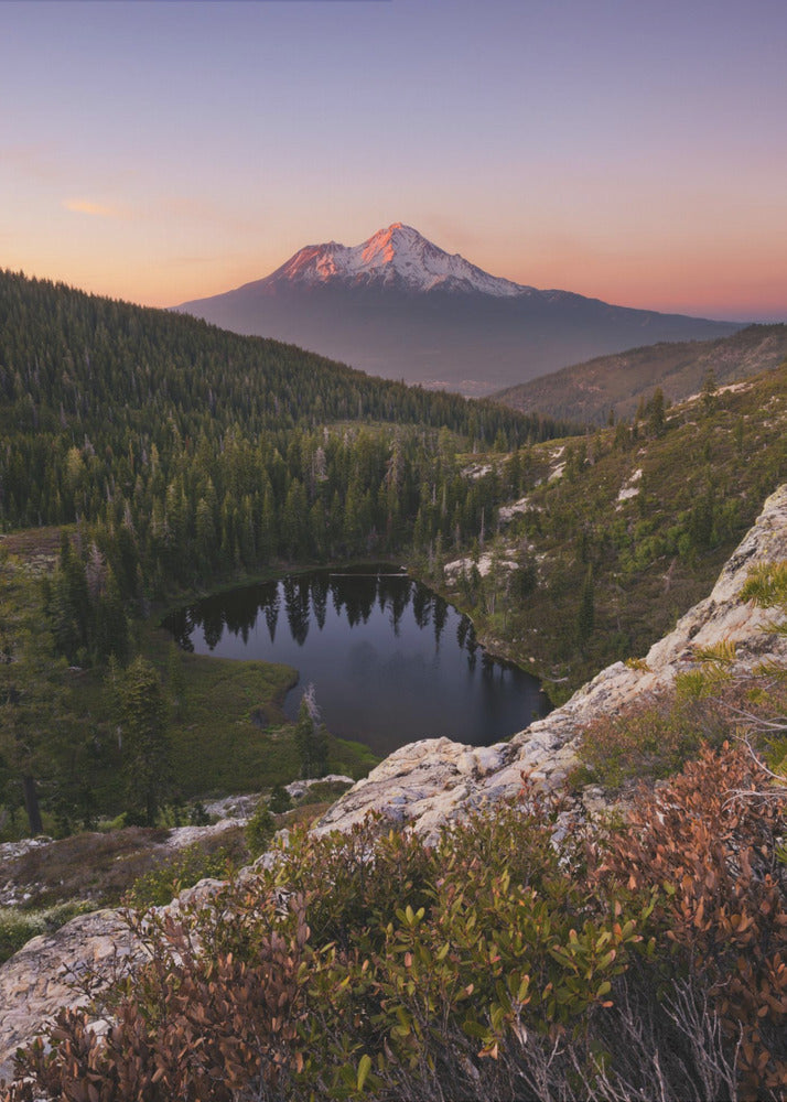 Heart Lake vertical | Canvas