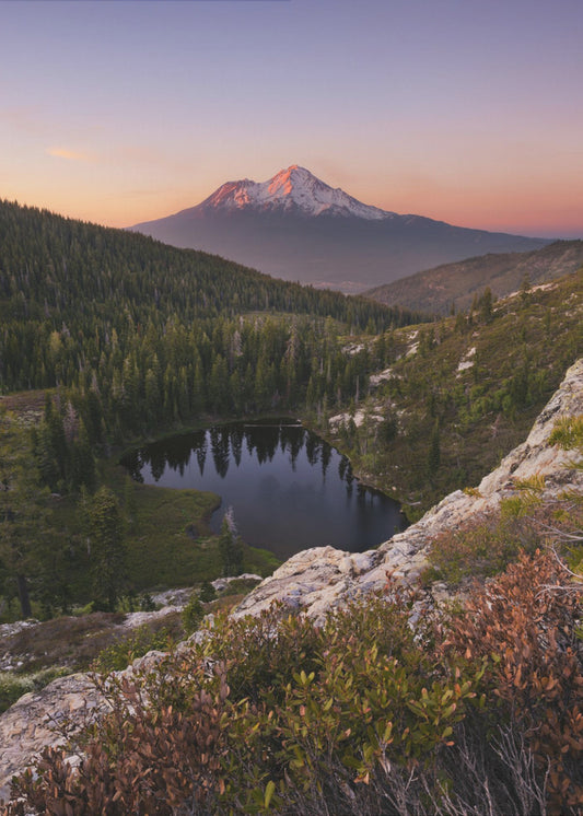 Heart Lake vertical | Canvas