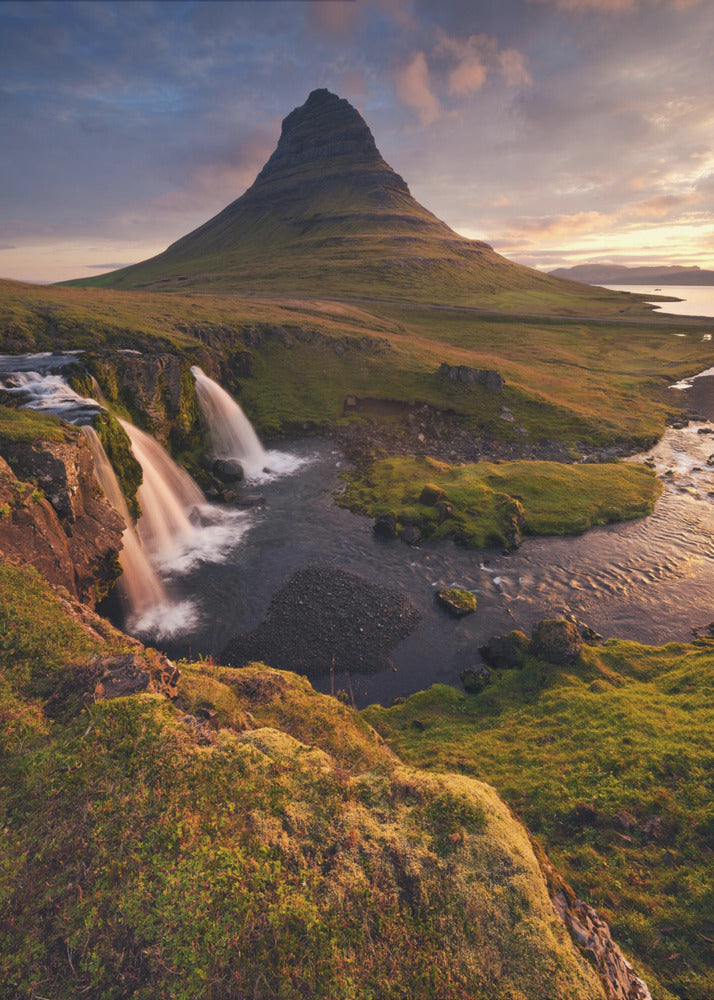 Good Morning Iceland vertical | Canvas
