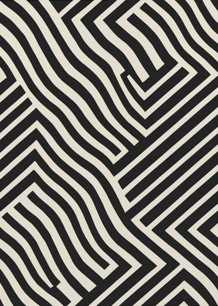 Zebra Maze | Poster