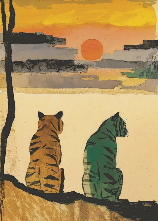 Sunset Companions | Canvas