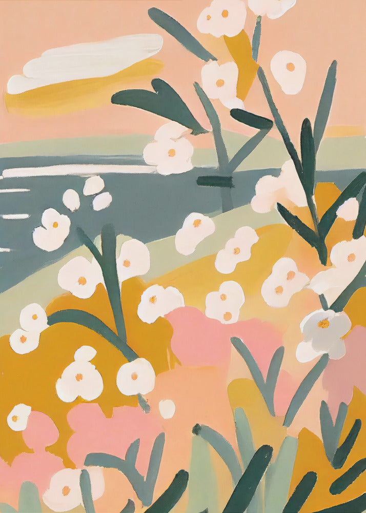 Petals by the Shore | Canvas